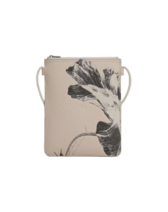 Кожаная сумка через плечо унисекс бежевая, Talc Y-3