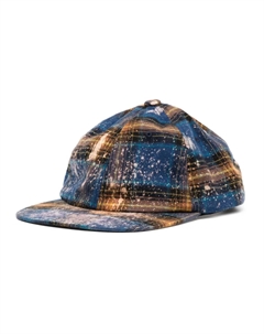 Отбеленная клетчатая кепка, Blue We11done