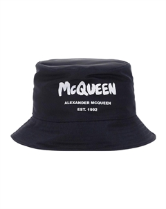 Кепка-ведро с принтом логотипа, Black Alexander mcqueen
