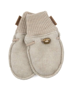 Детские шерстяные варежки-перчатки, белый Mikk-line