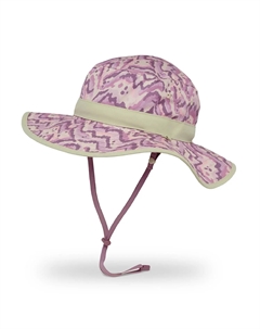 Детская панама Clear Creek, Wisteria Peaks/Eggplant Sunday afternoons
