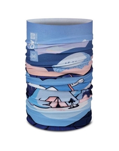 Детский оригинальный эко-стретч-шарф, Pow Riam Blue Buff