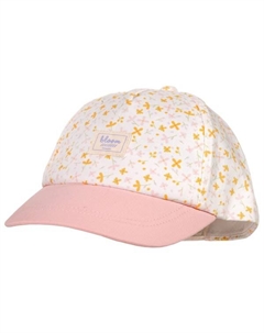 Шапочка для девочки с мелкими цветами на липучке - шапочка, мультиколор Maximo