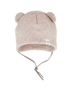 Детская шапочка с ушками - шапочка, коричневый Maximo