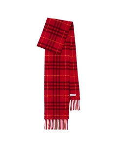 Клетчатый шарф с бахромой Burberry