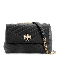 Kira Chevron Маленькая Трансформируемая Сумка Через Плечо Черный Tory burch