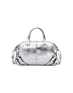 Даррингтон Металлик Маленькая Потрескавшаяся Кожаная Сумка-портфель Michael kors