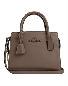 КОНЬЯК ANDREA CARRYALL Утонченная кожаная сумка через плечо, кроссбоди, дамская сумка Трампетс бежевый Coach