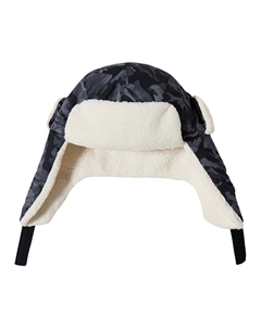 Анта Полиэстер Детская черная кепка-траппер Anta