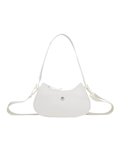 Полиэстеровая наплечная сумка унисекс белая, White Converse