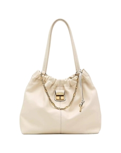 Кожаная женская сумка через плечо слоновая кость белый Marc jacobs