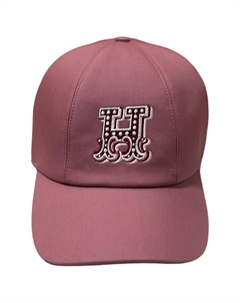 HERMES Хлопковая бейсболка женская розово-красная, Rose Red Hermès