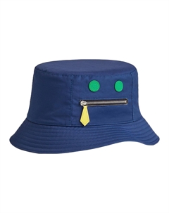 HERMES Хлопковая кепка унисекс, Blue Hermès