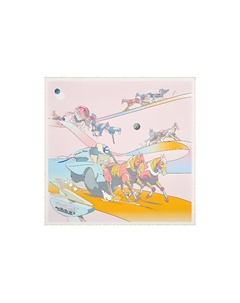 HERMES Шёлковый шарф женский светло-розовый, Light Rose Hermès