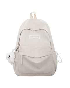 Рюкзак нейлоновый унисекс белый/черный/синий/зеленый/хаки, ленты для принтера зеленые плюшевые звезды подвеска Deli bear