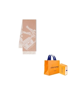 Вязаный шарф женский имбирно-желтый, Ginger Yellow Louis vuitton