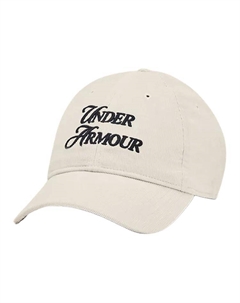 Хлопковая бейсболка с эластаном унисекс бежевая Under armour