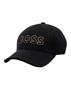 Бейсболка из хлопка с вышитым логотипом BOSS Hugo boss