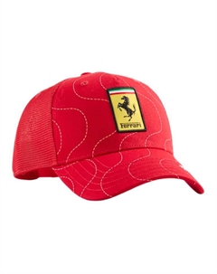 Бейсболка Ferrari Scuderia Ferrari хлопковая унисекс красная, Red Puma