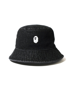 Бейсболка Bape Denim One Point, Black A bathing ape®