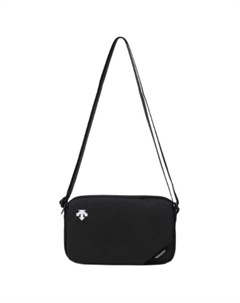 Нейлоновая кросс-боди сумка Мини унисекс черная, Black Descente