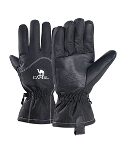 Унисекс вязаные перчатки из полиэстера Camel