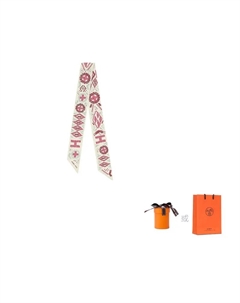 HERMES Шёлковый шарф женский бежево-розовый, Beige Pink Hermès