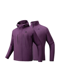 Термостойкая износостойкая дышащая водонепроницаемая ветрозащитная ветровка, Purple Clay-6 Anta