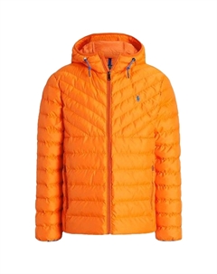 Куртка пуховик мужская оранжевая, Orange Polo ralph lauren