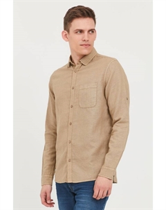 Рубашка, коричневый Solid