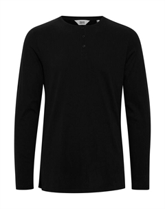 Рубашка с длинным рукавом, черный Solid