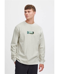 Рубашка с длинным рукавом, серый Solid