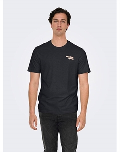 Футболка, черный Only & sons