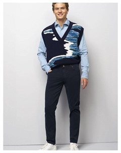 Брюки чинос, темно-синий Meyer