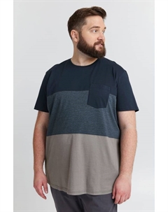 Футболка, синий Solid