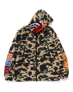 Первая камуфляжная худи с акулой, Yellow A bathing ape®
