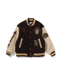 Вышитая бомбер, Coffee A bathing ape®