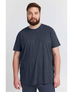 Футболка, синий Solid