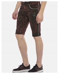 Джинсовые шорты, бордовый Cipo&baxx