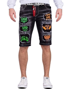 Джинсовые шорты, черный Cipo&baxx