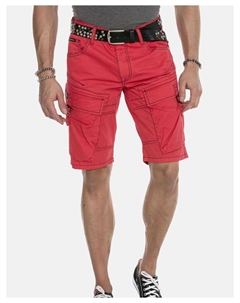 Джинсовые шорты, красный Cipo&baxx