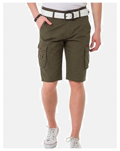 Джинсовые шорты, хаки Cipo&baxx