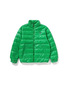 Линейный камуфляж тиснение обычный крой пуховик, Green GRX A bathing ape®