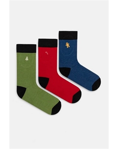 Хлопковые носки 3 пары, мультиколор Medicine