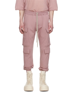Розовые брюки-карго Mastodon Mega, цвет Dusty pink Rick owens
