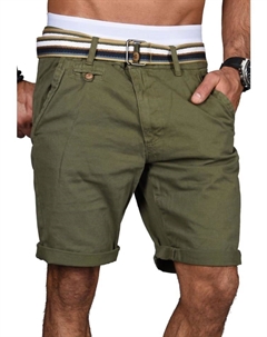 Брюки чинос, оливковый Indicode