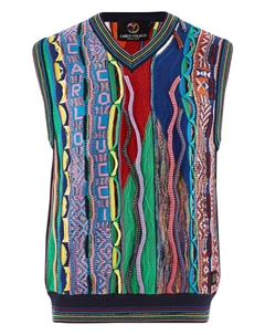 Жилет-свитер, темно-синий Carlo colucci