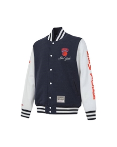 Куртка Mitchell & Ness x NBA New York Knicks Мужская Синяя, Blue Mitchell ness