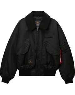 Куртка-бомбер с воротником шерпа, BKX/Black Alpha industries