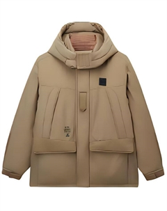 Утепленная куртка с капюшоном, Brown Alpha industries